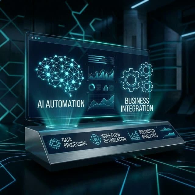 Representación de un asistente de inteligencia artificial para empresas