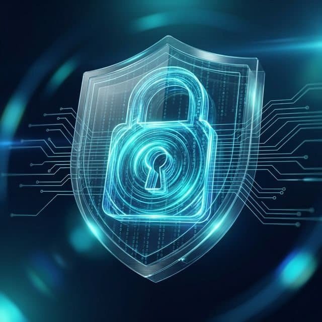 Candado digital que representa la seguridad del software